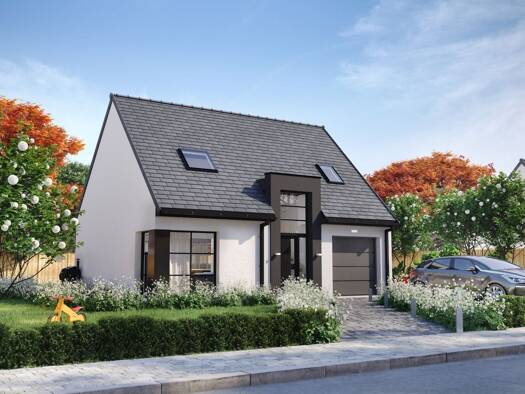 Terrain avec maison neuve à vendre 297 611 € 4 pièces 3 chambres 95,6 m² 460 m² de terrain Râches 59194