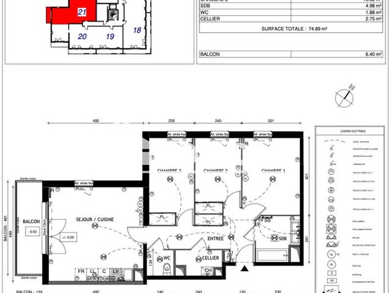 Maison à louer, 75m², LUCE