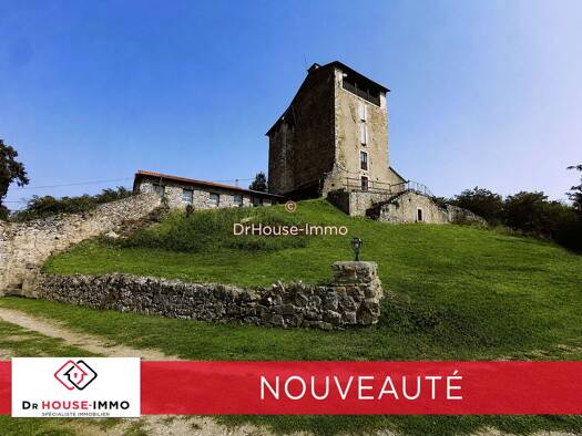 Château à vendre 373 000 € 8 pièces 4 chambres 240 m² 39 000 m² de terrain Montégut 65150