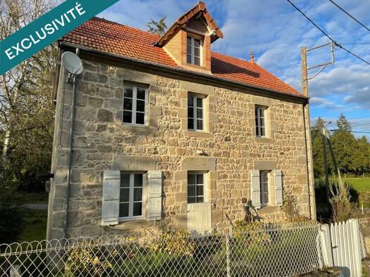 Maison à vendre 114 000 € 4 pièces 3 chambres 90 m² 1 362 m² de terrain Neoux 23200