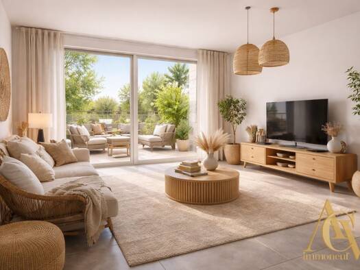 Appartement à vendre - neuf 298 967 € 3 pièces 2 chambres 58 m² RDC/3 Châteauneuf-Grasse 06740