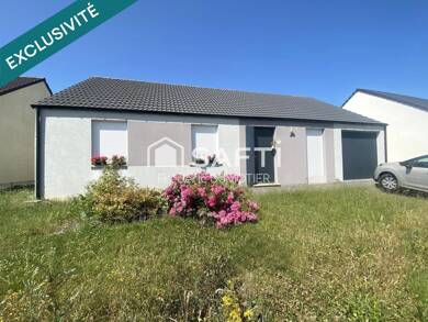 Maison de plain-pied à vendre 189 900 € 4 pièces 3 chambres 80 m² 423 m² de terrain Saint Jean Saint-Quentin 02100