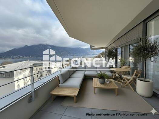 Appartement à louer 3 500 € 4 pièces 3 chambres 108,6 m² 4ème étage Gare Annecy 74000