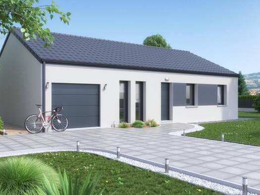 Terrain avec maison neuve à vendre 279 000 € 4 pièces 3 chambres 100 m² Bréhain-la-Ville 54190