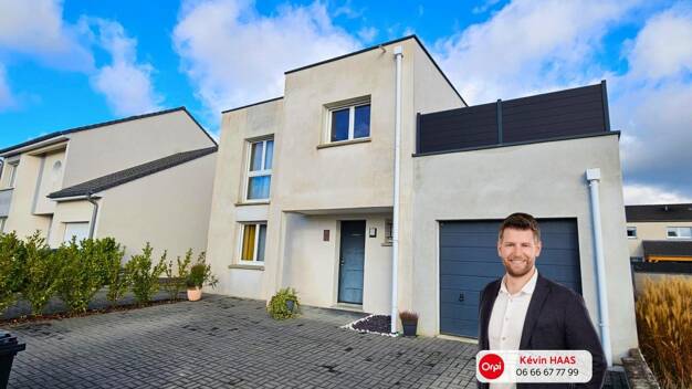 Maison à vendre 337 000 € 5 pièces 3 chambres 112 m² 450 m² de terrain Romains Roosevelt Yutz 57970