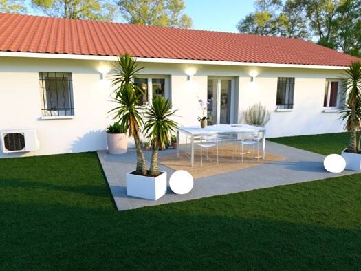 Terrain avec maison neuve à vendre 240 500 € 4 pièces 3 chambres 85 m² 635 m² de terrain Margès 26260