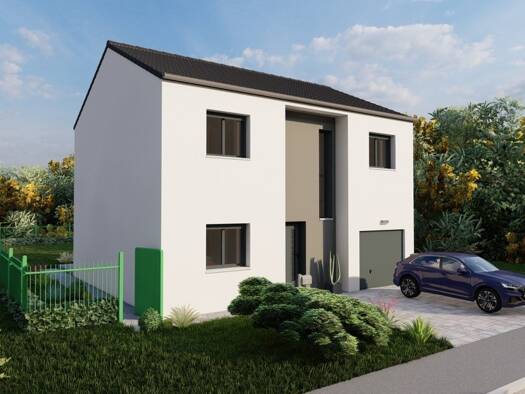 Terrain avec maison neuve à vendre 279 900 € 5 pièces 3 chambres 95 m² 296 m² de terrain Argancy 57640