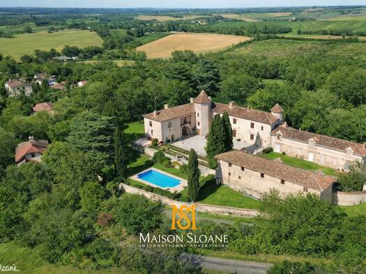 Château à vendre 2 650 000 € 20 pièces 7 chambres 1 000 m² 177 000 m² de terrain Hesteil L'Isle-Jourdain 32600