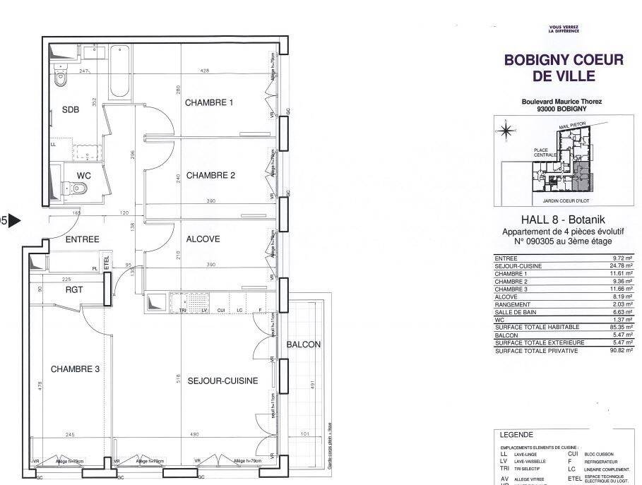 Maison à louer, 85m², BOBIGNY