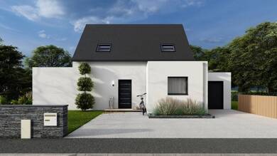 Terrain avec maison neuve à vendre 267 500 € Plouzévédé 29440