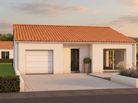 Terrain avec maison neuve à vendre 232 500 € 3 pièces 2 chambres 77 m² 557 m² de terrain Notre-Dame Cholet 49300