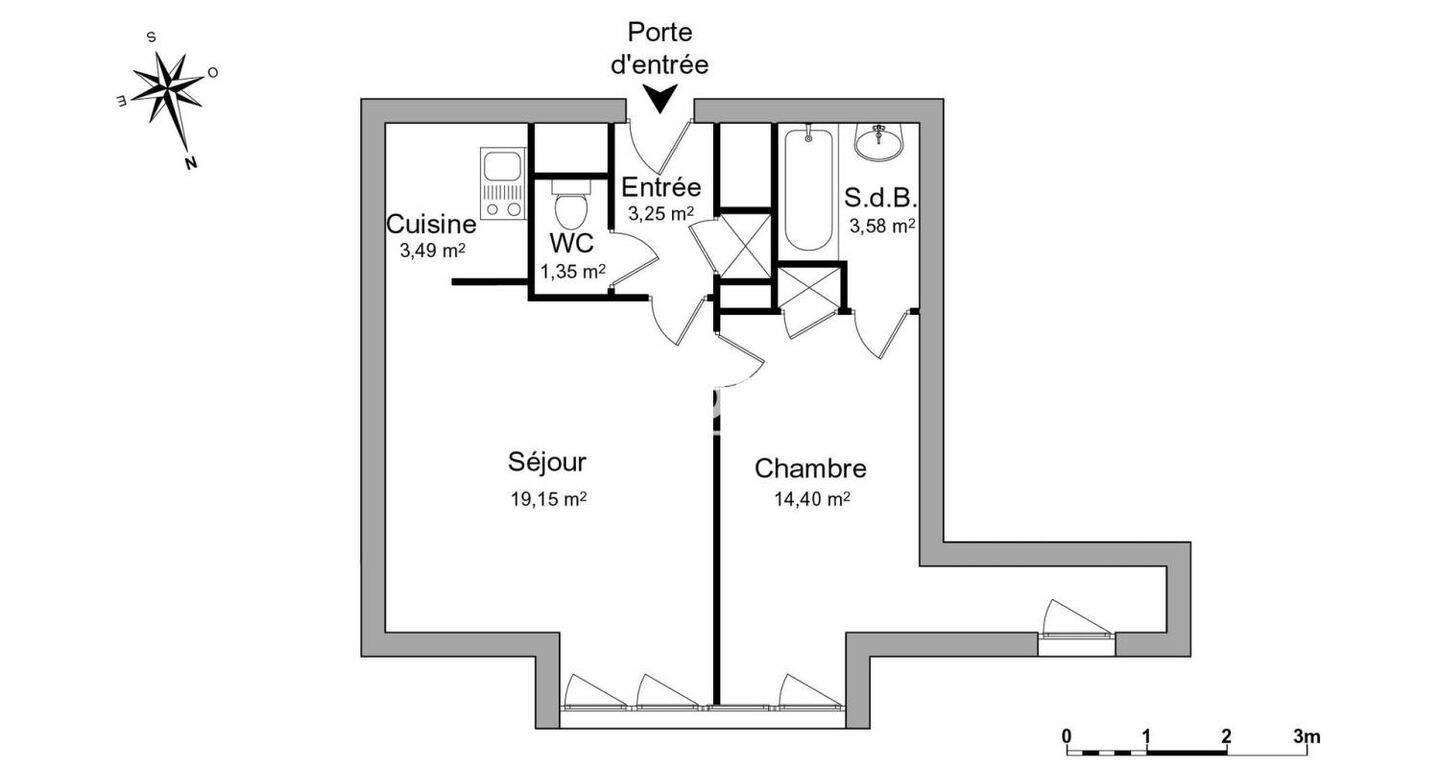 Maison à louer, 45m², ANTONY