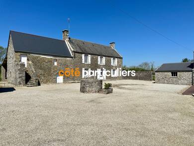Maison à vendre 249 600 € 6 pièces 3 chambres 132 m² 4 000 m² de terrain Port Bail sur Mer 50580