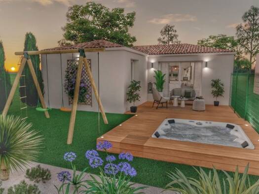 Terrain avec maison neuve à vendre 278 900 € 3 pièces 2 chambres 68 m² 467 m² de terrain Campagne Sénas 13560