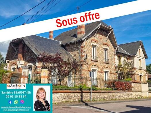 Maison à vendre 375 000 € 8 pièces 4 chambres 160 m² 656 m² de terrain Nogent-le-Roi 28210