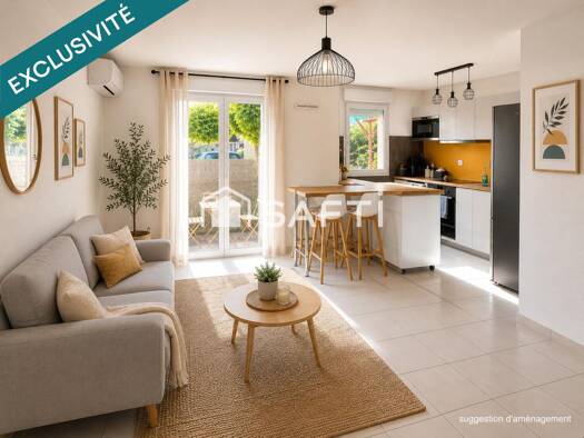 Appartement à vendre 125 000 € 2 pièces 1 chambre 45 m² RDC/2 Le Terroir Saint-Alban 31140