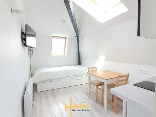 Appartement à louer 569 € 1 pièce 13 m² Étage 1/2 Brigode-Ascq-Haute Borne Villeneuve-d'Ascq 59491