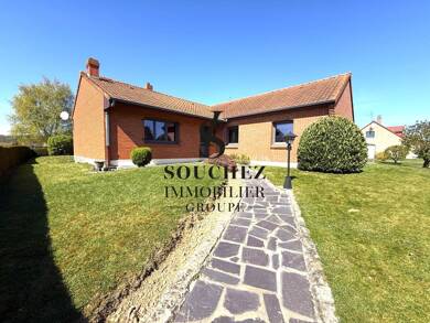 Maison de plain-pied à vendre 368 500 € 6 pièces 4 chambres 145 m² 807 m² de terrain Maroeuil 62161