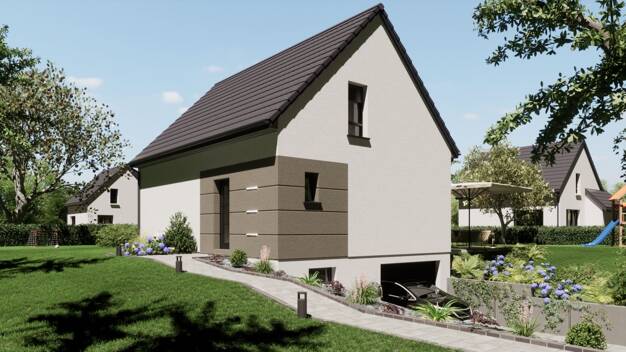 Terrain avec maison neuve à vendre 310 487 € Niederhergheim 68250
