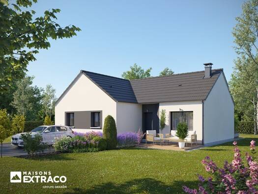 Terrain avec maison neuve à vendre 223 000 € 4 pièces 3 chambres 84 m² 1 150 m² de terrain Le Perrey 27680