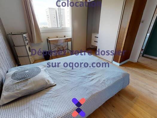 Colocation à louer 400 € 5 pièces 4 chambres 89,8 m² 7ème étage Les Minguettes-Amstrong Vénissieux 69200