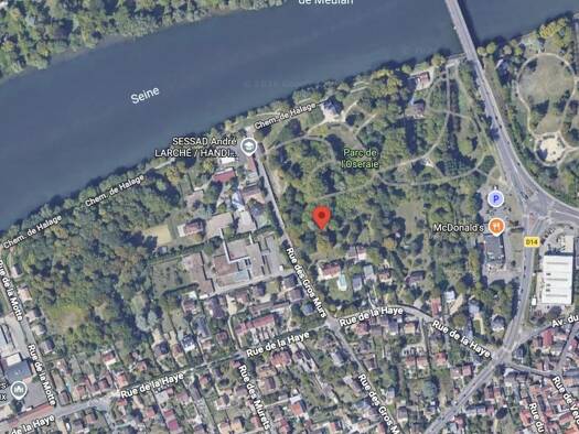Terrain constructible viabilisé à vendre 350 000 € 1 180 m² de terrain Bords de Seine-Nouvelle France Les Mureaux 78130