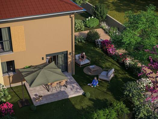 Duplex à vendre - neuf 294 200 € 4 pièces 3 chambres 89 m² RDC Le Village-Côteaux de Chasse Sud L'Isle-d'Abeau 38080