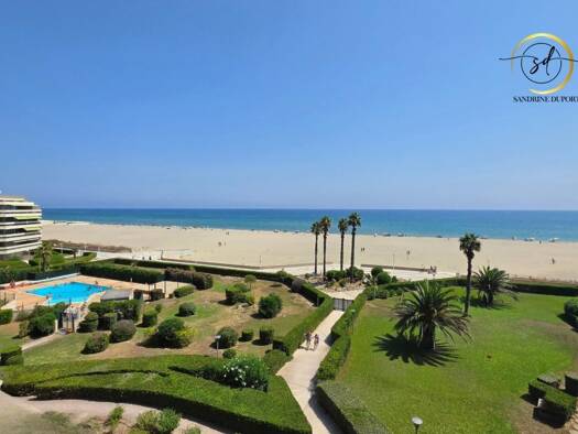 Appartement à vendre 159 000 € 1 pièce 24,92 m² Étage 4/7 Plage Sud Canet-en-Roussillon 66140