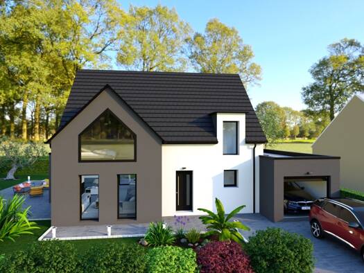 Terrain avec maison neuve à vendre 526 625 € 5 pièces 4 chambres 161 m² 303 m² de terrain Attainville 95570