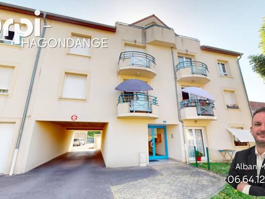 Appartement à vendre 179 000 € 3 pièces 2 chambres 66 m² Étage 2/3 Nord Ouest Hagondange 57300