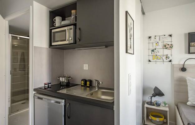 Appartement à louer 520 € 1 pièce 19 m² Grammont Tours 37000