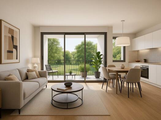 Appartement à vendre - neuf 280 000 € 3 pièces 2 chambres 89 m² Étage 1/3 Centre Ville-Terrasses d'Essey-La Fallée Essey-lès-Nancy 54270