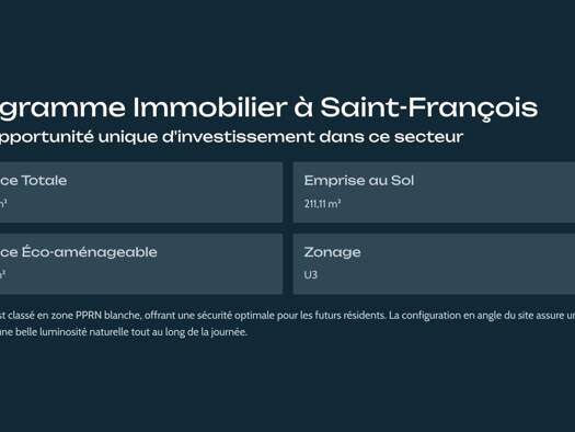 Appartement à vendre - neuf 169 500 € 2 pièces 1 chambre 39 m² Saint-François 97118