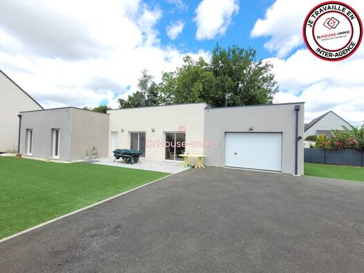 Maison de plain-pied à vendre 362 000 € 6 pièces 4 chambres 120 m² 682 m² de terrain Sorigny 37250