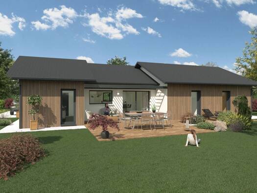 Terrain avec maison neuve à vendre 228 948 € 4 pièces 3 chambres 92 m² 870 m² de terrain Sonnac 12700