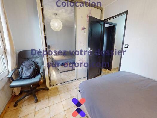 Colocation à louer 465 € 5 pièces 4 chambres 82 m² 1er étage Les Minguettes-Charles Perrault Vénissieux 69200