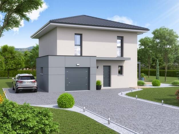 Terrain avec maison neuve à vendre 629 622 € 5 pièces 4 chambres 105 m² 1 313 m² de terrain Lugrin 74500