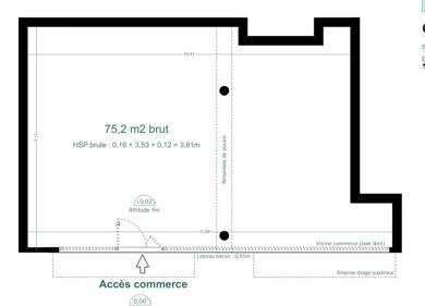 Local commercial à vendre 305 000 € 76 m² de surface de vente Hôtel de Ville Fontenay-sous-Bois 94120