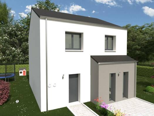 Terrain avec maison neuve à vendre 296 500 € 5 pièces 4 chambres 105 m² Hussigny-Godbrange 54590