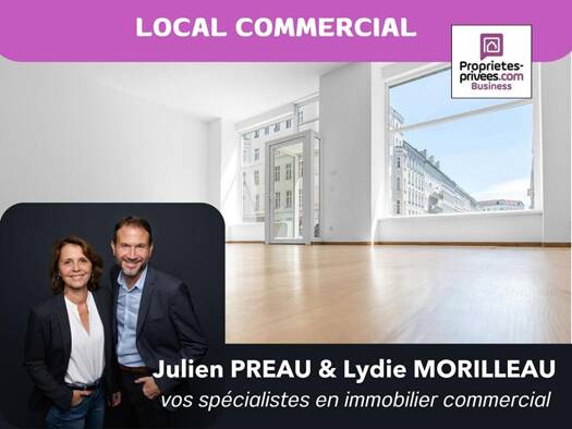 Local commercial à louer 3 250 € 195 m² de surface de vente divisible Graslin-Commerce Nantes 44000