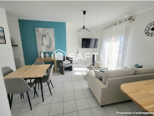 Appartement à vendre 227 000 € 2 pièces 1 chambre 50 m² Centre Ville Gujan-Mestras 33470