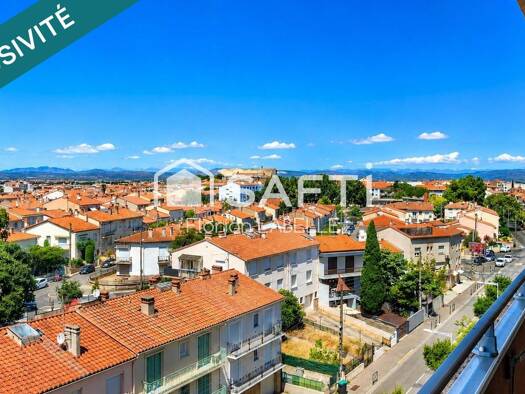Appartement à vendre 189 000 € 4 pièces 3 chambres 125 m² Étage 6/6 Les Remparts-Lunette Perpignan 66000