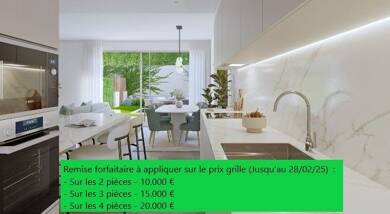 Appartement à vendre - Neuf 397 000 € 3 pièces 2 chambres 59 m² disponible à partir du 31/12/2026 Collonges-sous-Salève 74160