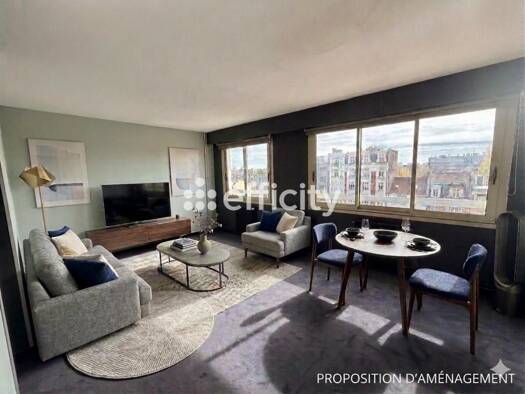 Appartement à vendre 199 000 € 2 pièces 1 chambre 56,98 m² Étage 6/7 Grand boulevard La Madeleine 59110