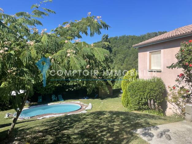 Maison de plain-pied à vendre 375 000 € 5 pièces 4 chambres 129 m² 1 288 m² de terrain Châtillon-Saint-Jean 26750