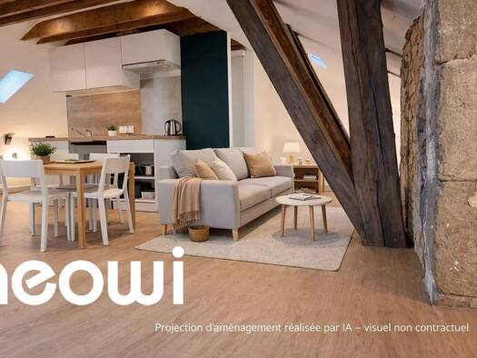 Appartement à louer 540 € 2 pièces 1 chambre 36,5 m² Étage 4/4 Alouettes Aurillac 15000