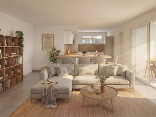 Appartement à vendre - neuf 457 000 € 4 pièces 3 chambres 82,57 m² Étage 6/7 Port Marianne - Richter Montpellier 34000