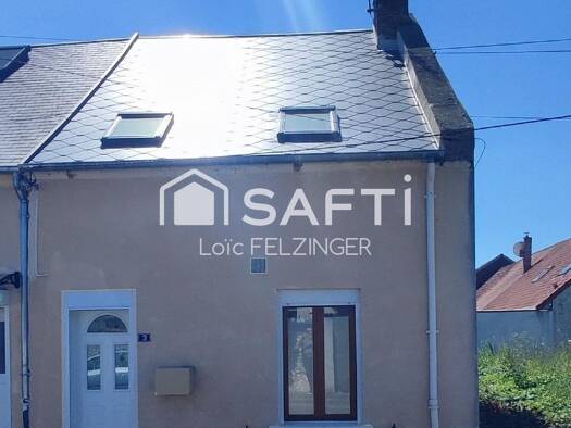 Maison à vendre 77 000 € 4 pièces 2 chambres 66 m² 74 m² de terrain Sissonne 02150