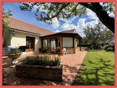 Maison de plain-pied à vendre 349 000 € 5 pièces 3 chambres 120 m² 770 m² de terrain Octeville sur Mer 76930