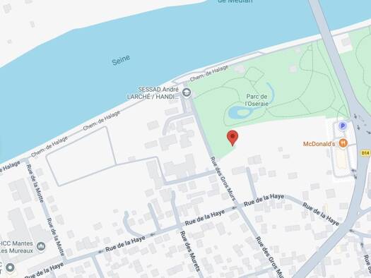Terrain constructible viabilisé à vendre 175 000 € 590 m² de terrain Bords de Seine-Nouvelle France Les Mureaux 78130